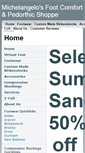 Mobile Screenshot of pedorthicsolutions.com
